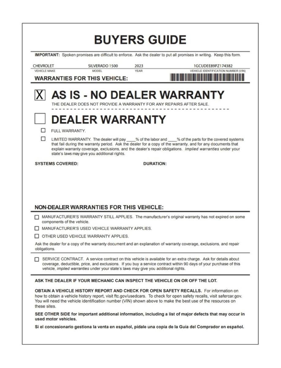 2023 Chevrolet Silverado 1500 RST