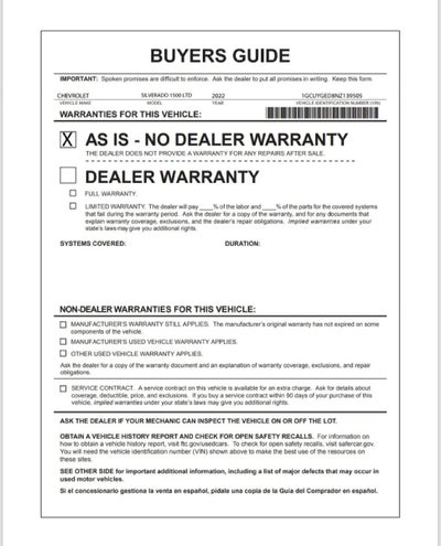2022 Chevrolet Silverado 1500 LTD LTZ
