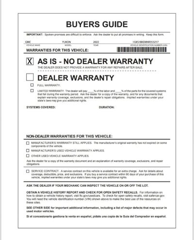 2022 GMC Yukon SLT