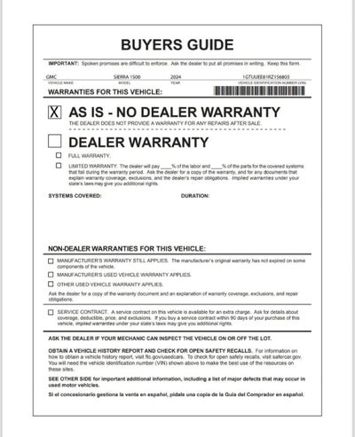 2024 GMC Sierra 1500 AT4