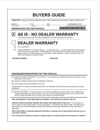 2021 Cadillac XT6 Luxury