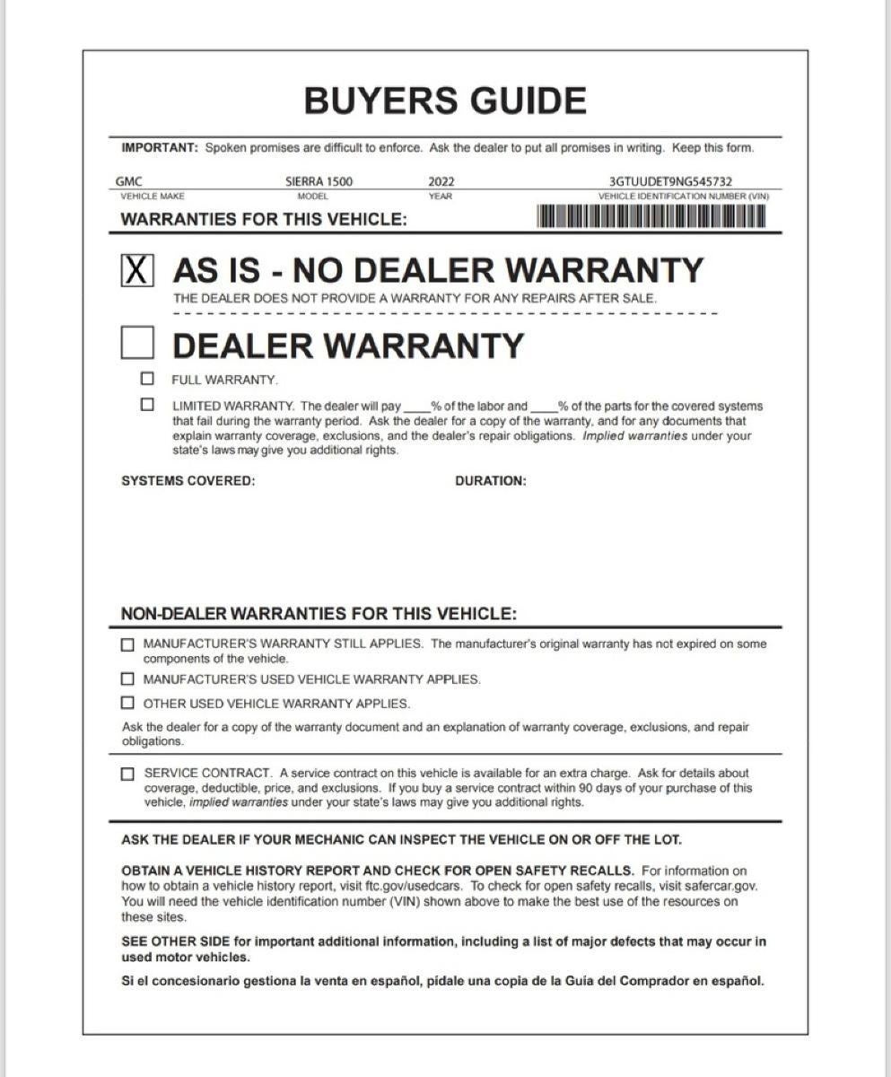 2022 GMC Sierra 1500 SLT