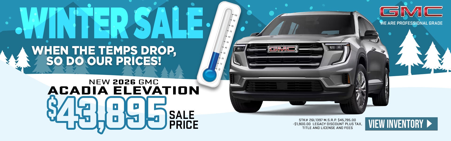 2026 GMC Acadia Elevation