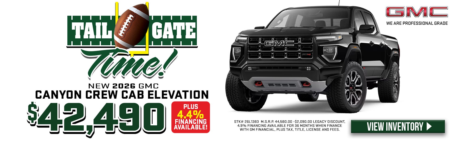 2026 GMC Canyon Elevation